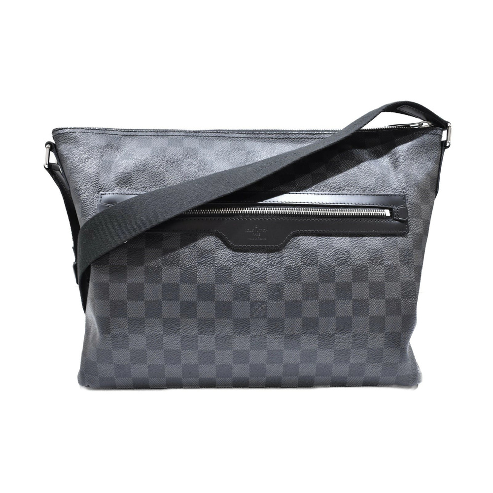 LOUIS VUITTON Mick Shoulder Bag Damier Graphite Black